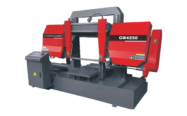 渠县GW4250双柱龙门卧式带锯床