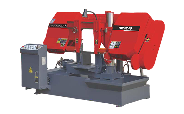渠县GW4240双柱卧式带锯床